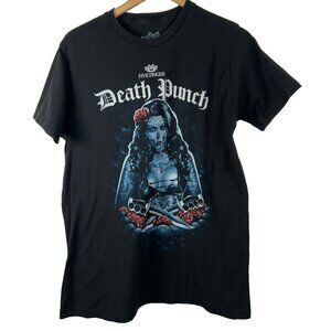 Five Finger Death Punch Lady Muerta Girls/Teens T-shirt size M